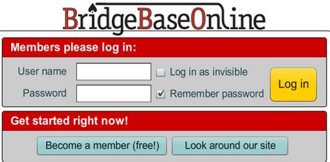 bridgebaseonline|bridgebase log in.